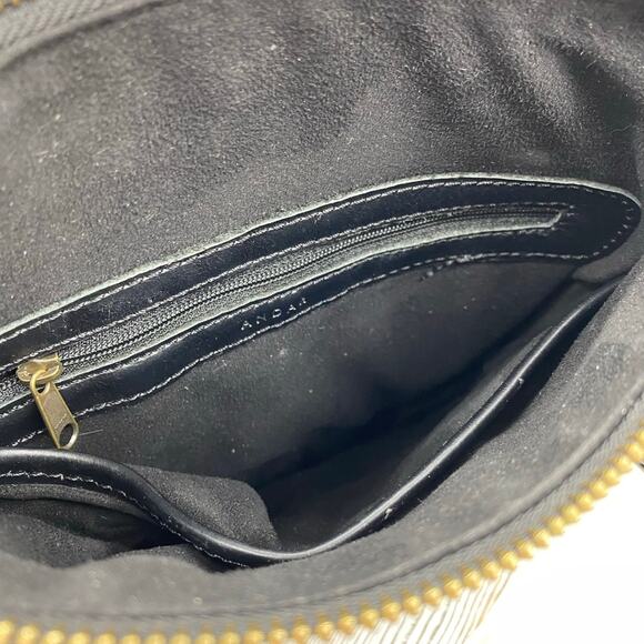 Andar The Addison Backpack Black 100% Premium Full Grain Oil Waxed Leather - Picture 8 of 11